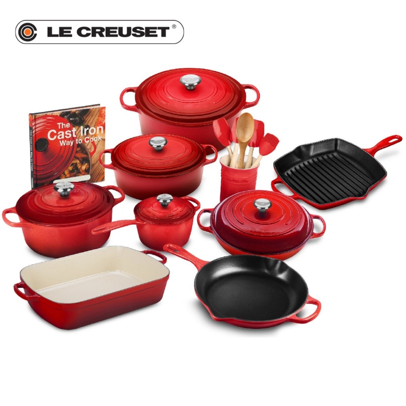 🔥 20-Piece Cast Iron Cookware Set – Upgrade Your Kitchen Today